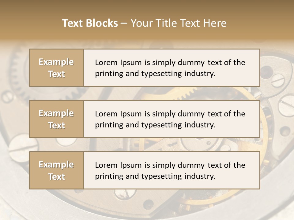 Clockwork PowerPoint Template