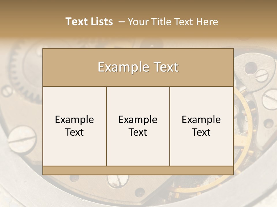 Clockwork PowerPoint Template