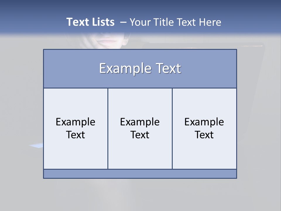 Funny Smiling Boy Spending Time With Notebook PowerPoint Template