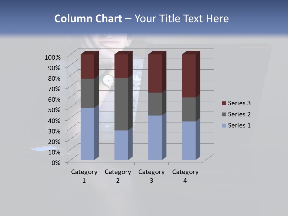 Funny Smiling Boy Spending Time With Notebook PowerPoint Template
