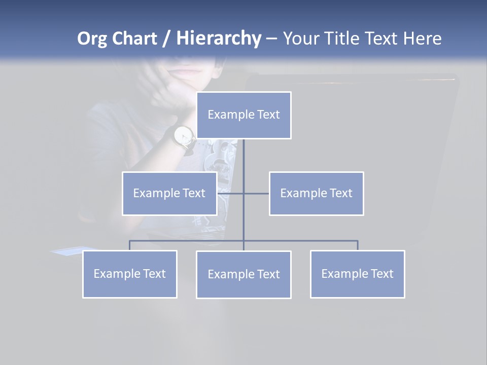 Funny Smiling Boy Spending Time With Notebook PowerPoint Template