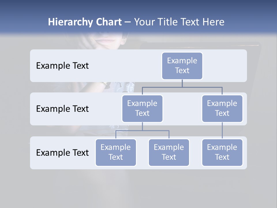 Funny Smiling Boy Spending Time With Notebook PowerPoint Template