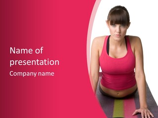 Fitness Woman PowerPoint Template