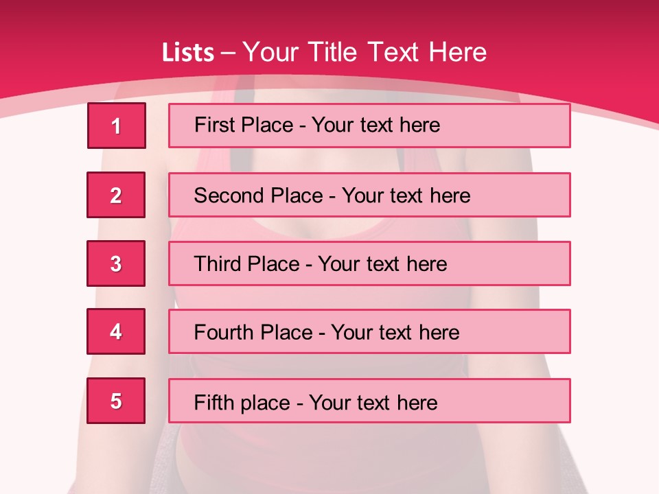 Fitness Woman PowerPoint Template