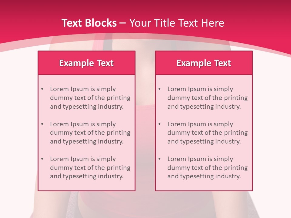 Fitness Woman PowerPoint Template