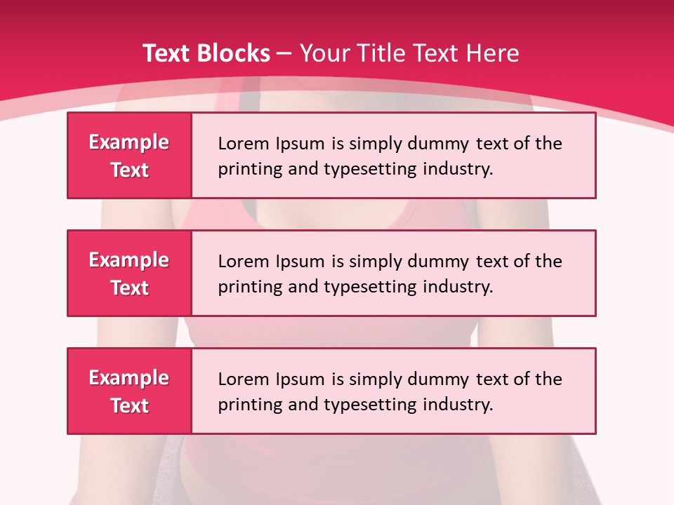 Fitness Woman PowerPoint Template