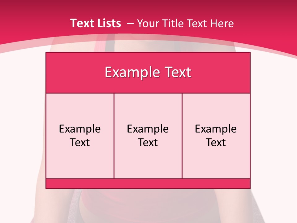 Fitness Woman PowerPoint Template