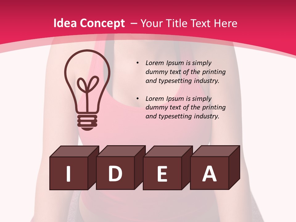 Fitness Woman PowerPoint Template