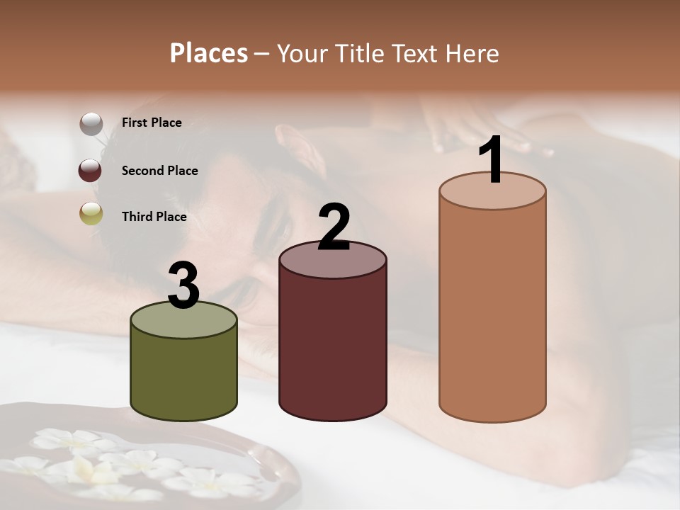 A Man Laying On A Bed With His Hand On His Face PowerPoint Template