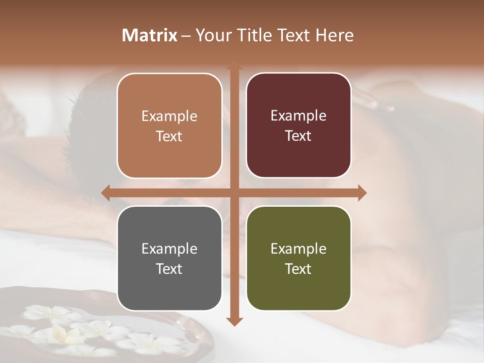 A Man Laying On A Bed With His Hand On His Face PowerPoint Template