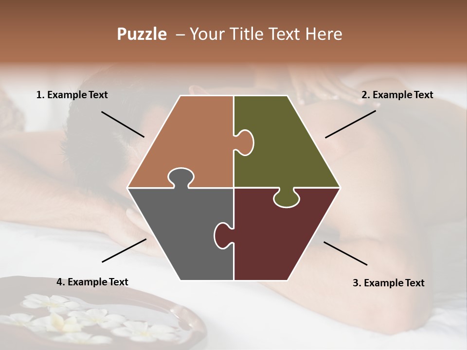 A Man Laying On A Bed With His Hand On His Face PowerPoint Template