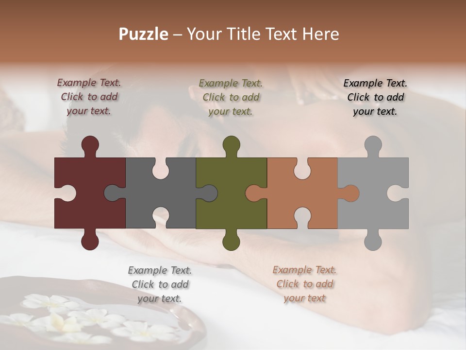 A Man Laying On A Bed With His Hand On His Face PowerPoint Template