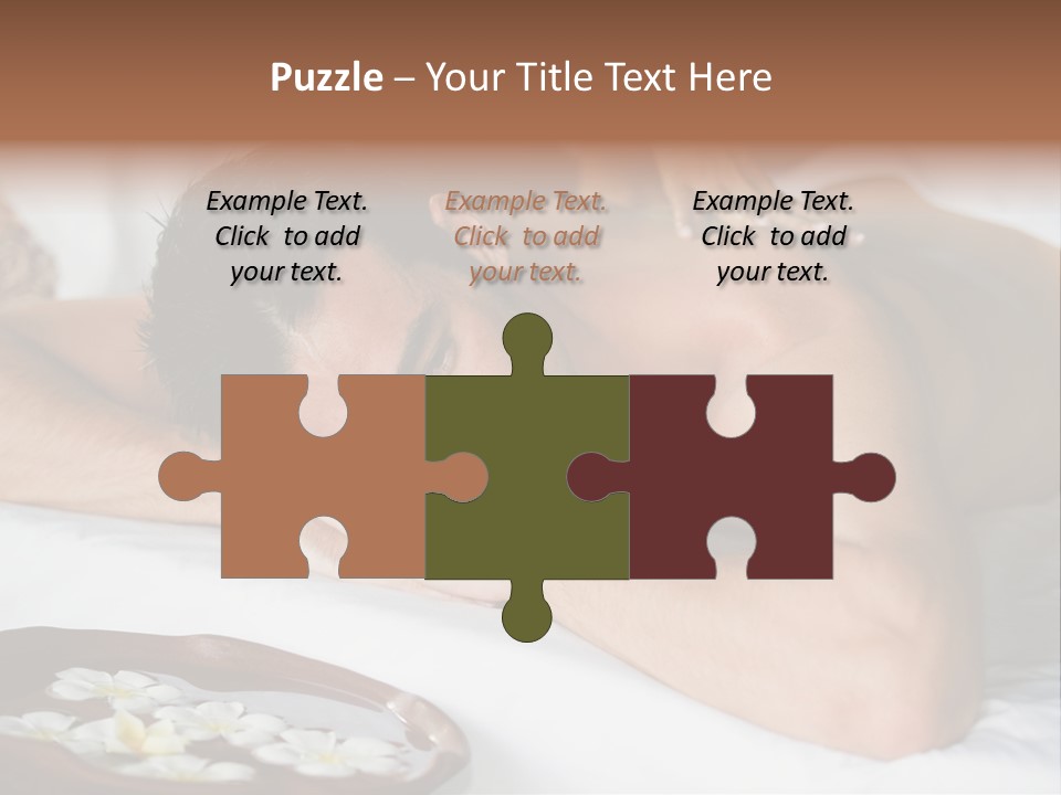 A Man Laying On A Bed With His Hand On His Face PowerPoint Template