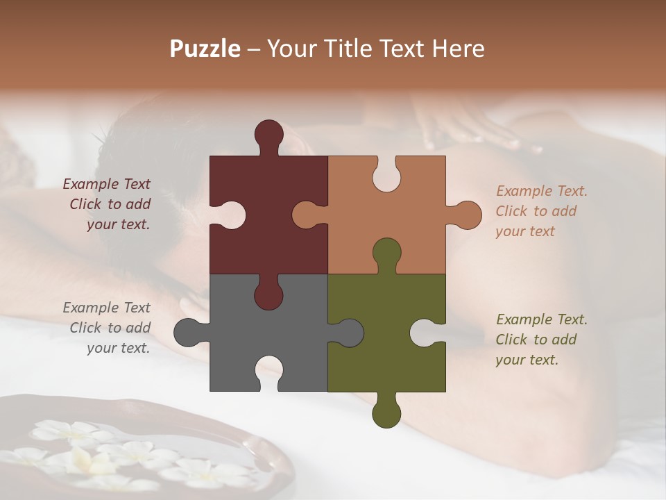 A Man Laying On A Bed With His Hand On His Face PowerPoint Template