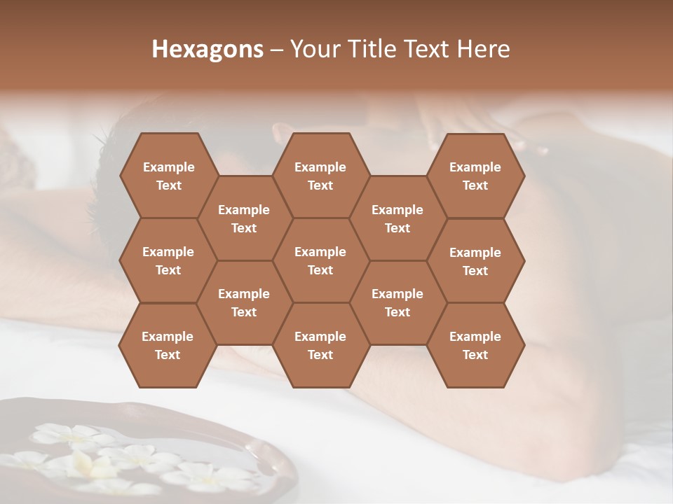 A Man Laying On A Bed With His Hand On His Face PowerPoint Template