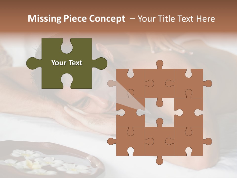 A Man Laying On A Bed With His Hand On His Face PowerPoint Template