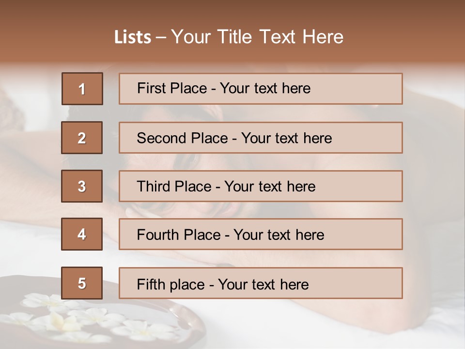 A Man Laying On A Bed With His Hand On His Face PowerPoint Template