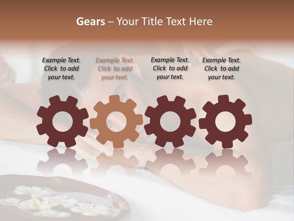 A Man Laying On A Bed With His Hand On His Face PowerPoint Template