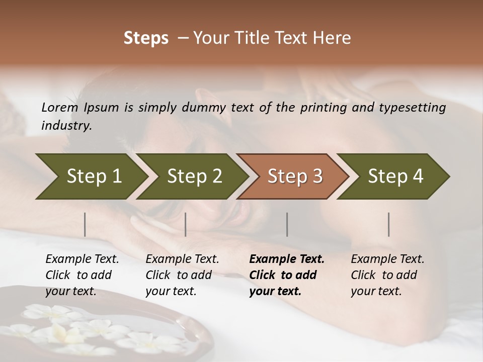 A Man Laying On A Bed With His Hand On His Face PowerPoint Template