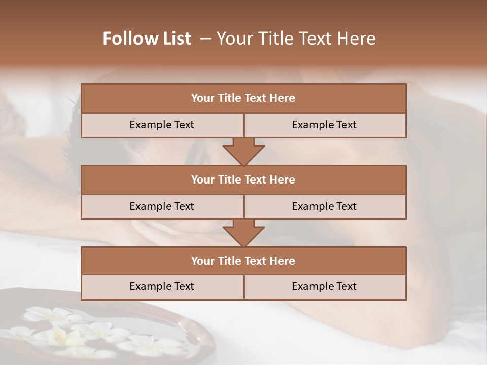 A Man Laying On A Bed With His Hand On His Face PowerPoint Template