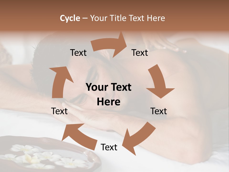 A Man Laying On A Bed With His Hand On His Face PowerPoint Template