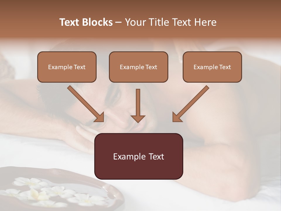 A Man Laying On A Bed With His Hand On His Face PowerPoint Template