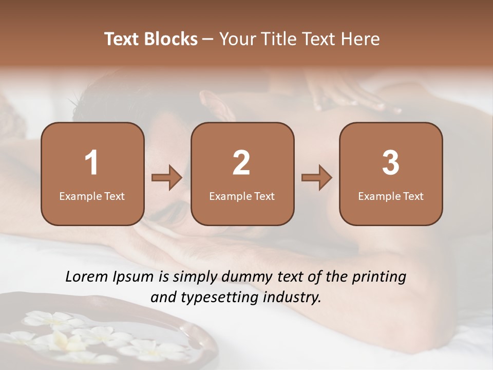 A Man Laying On A Bed With His Hand On His Face PowerPoint Template