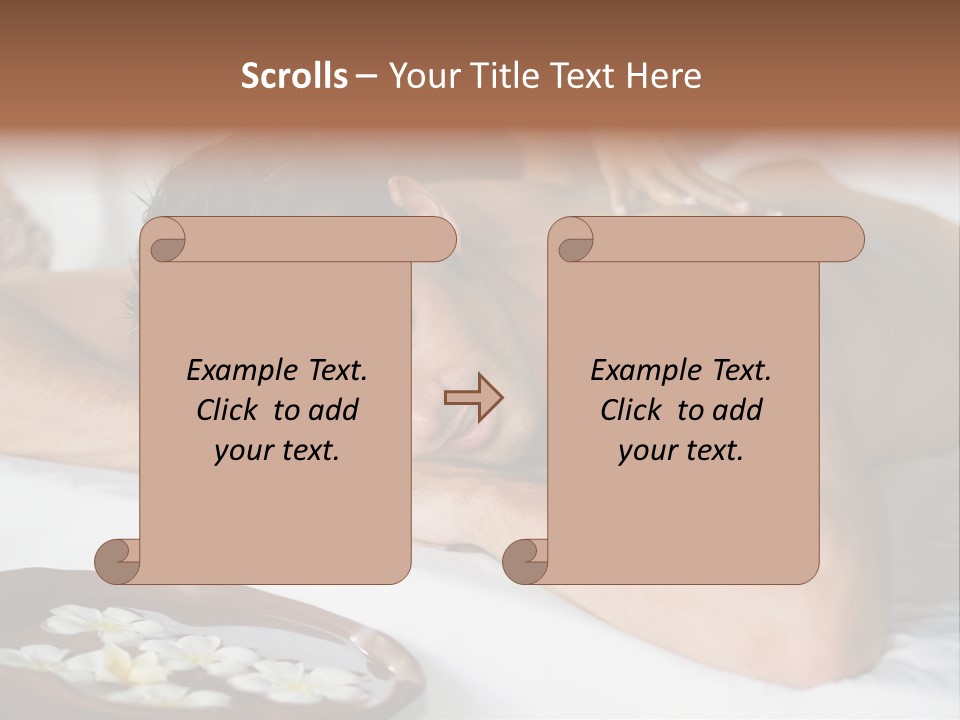 A Man Laying On A Bed With His Hand On His Face PowerPoint Template