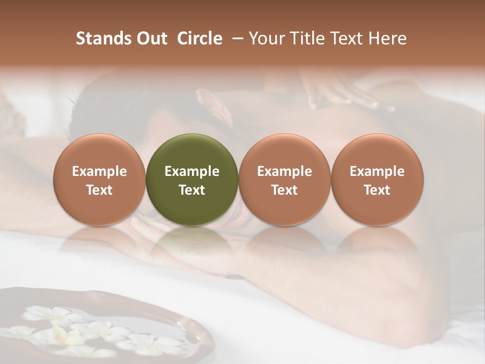 A Man Laying On A Bed With His Hand On His Face PowerPoint Template