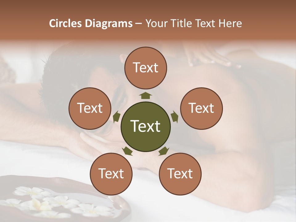 A Man Laying On A Bed With His Hand On His Face PowerPoint Template