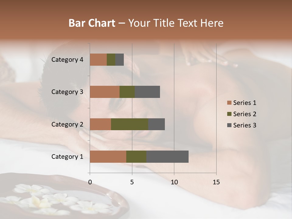 A Man Laying On A Bed With His Hand On His Face PowerPoint Template