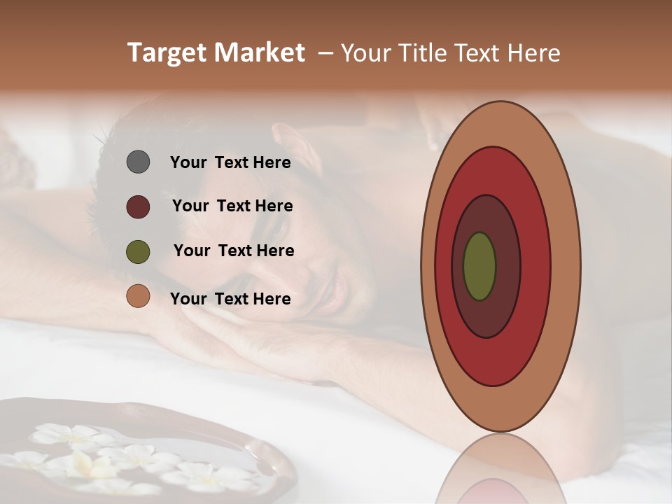 A Man Laying On A Bed With His Hand On His Face PowerPoint Template