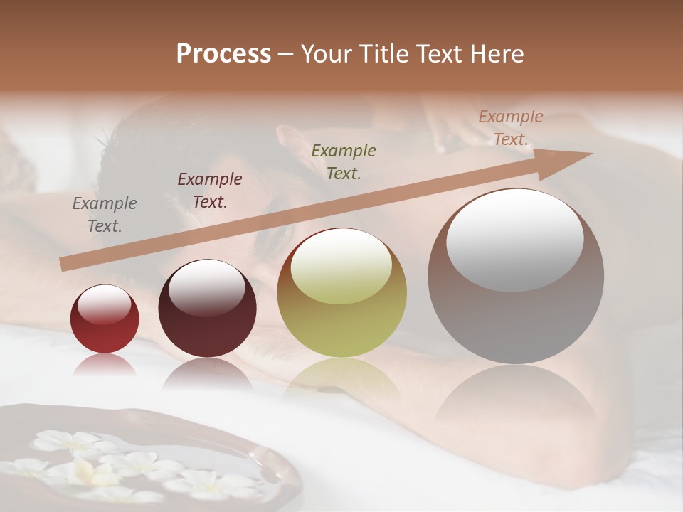 A Man Laying On A Bed With His Hand On His Face PowerPoint Template