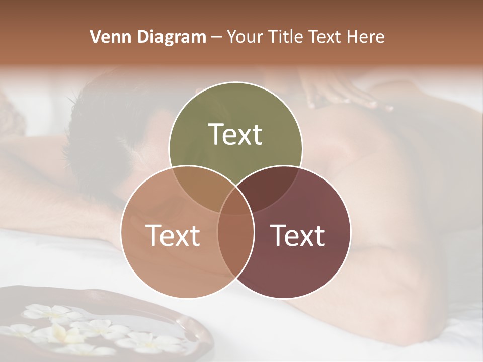 A Man Laying On A Bed With His Hand On His Face PowerPoint Template