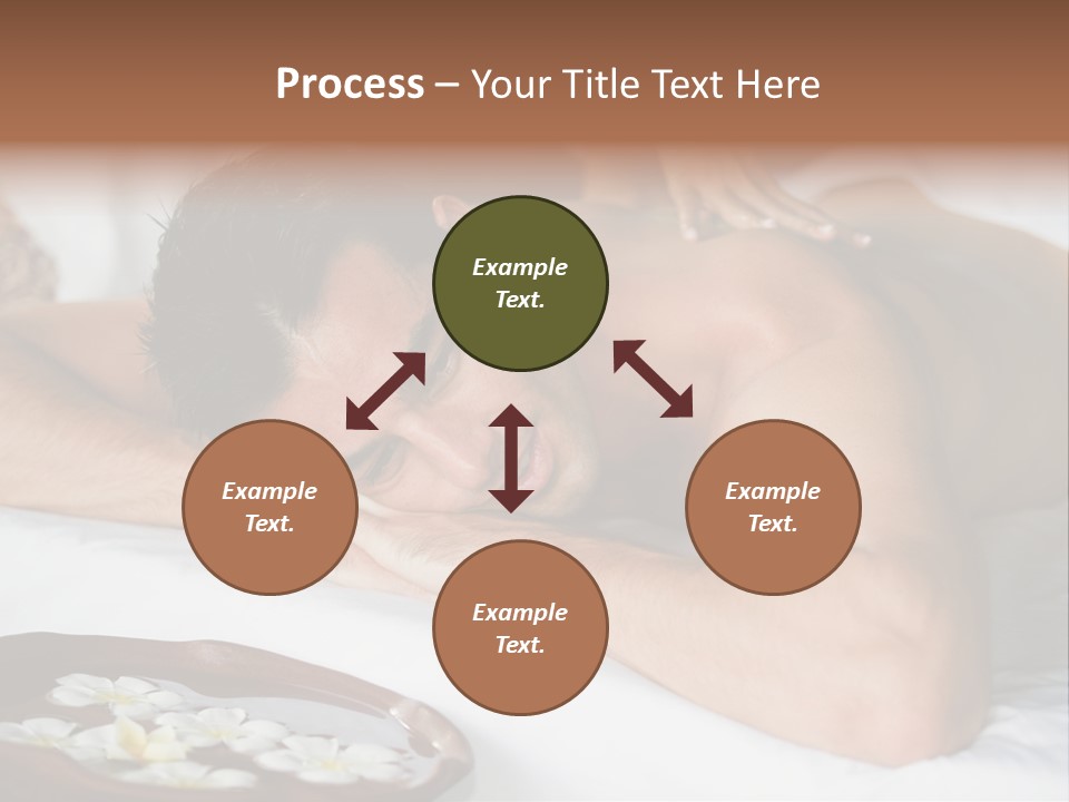 A Man Laying On A Bed With His Hand On His Face PowerPoint Template