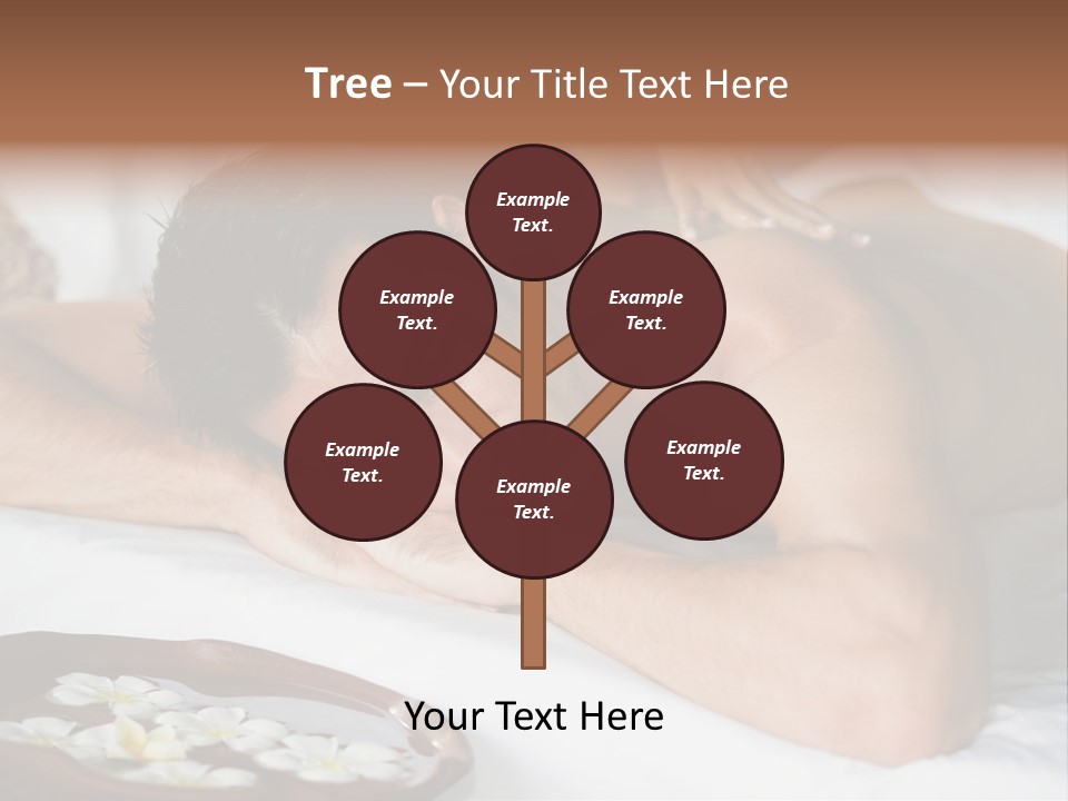 A Man Laying On A Bed With His Hand On His Face PowerPoint Template