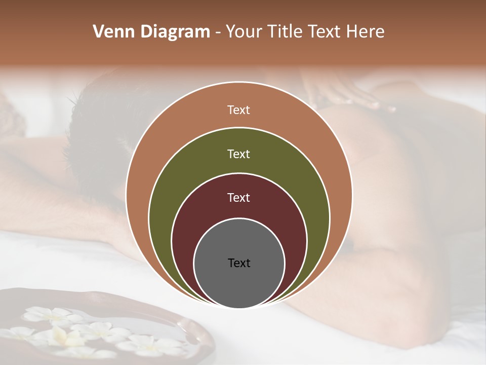 A Man Laying On A Bed With His Hand On His Face PowerPoint Template