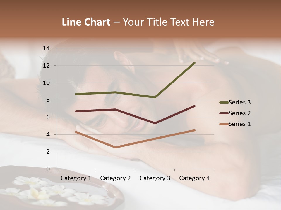 A Man Laying On A Bed With His Hand On His Face PowerPoint Template