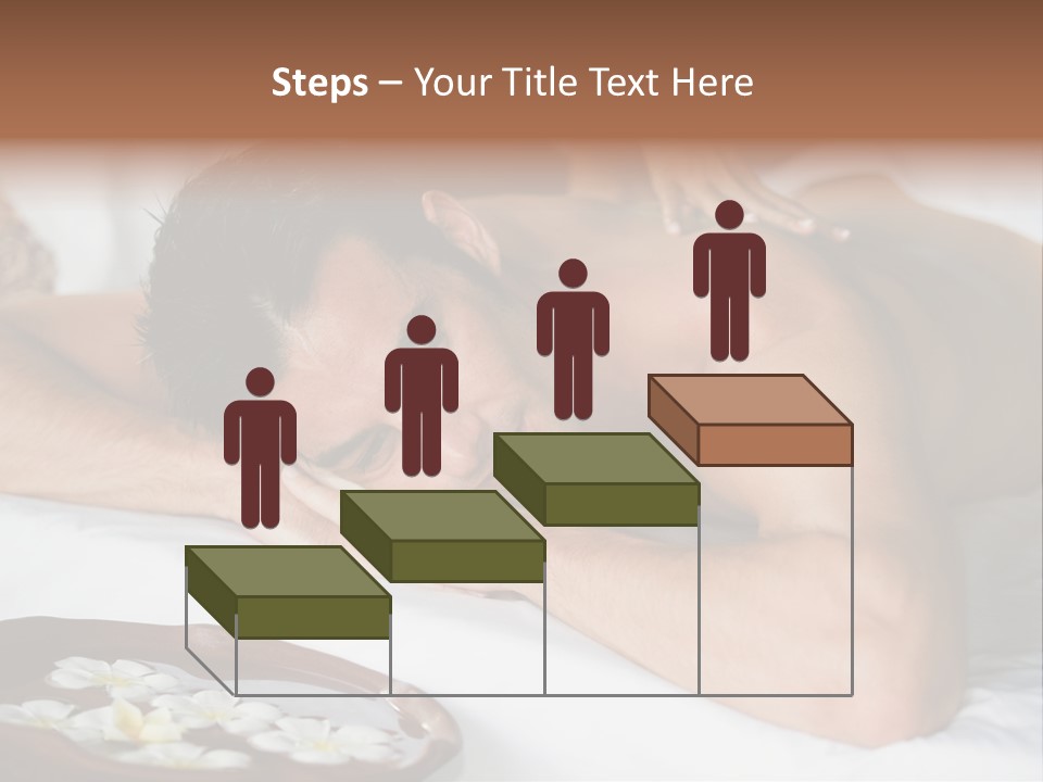 A Man Laying On A Bed With His Hand On His Face PowerPoint Template