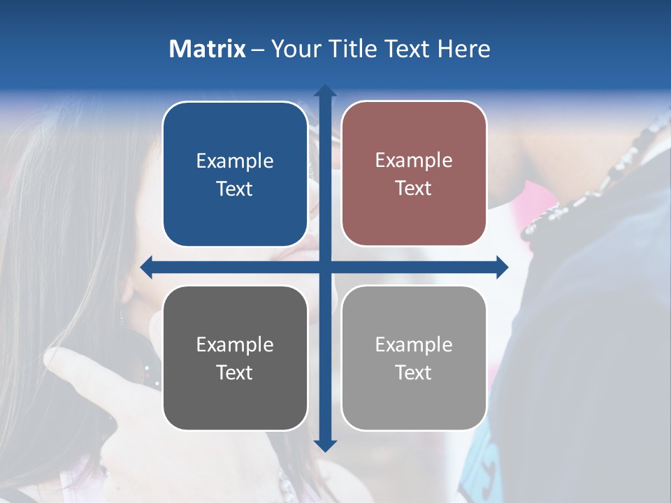A Man And A Woman Standing Next To Each Other PowerPoint Template