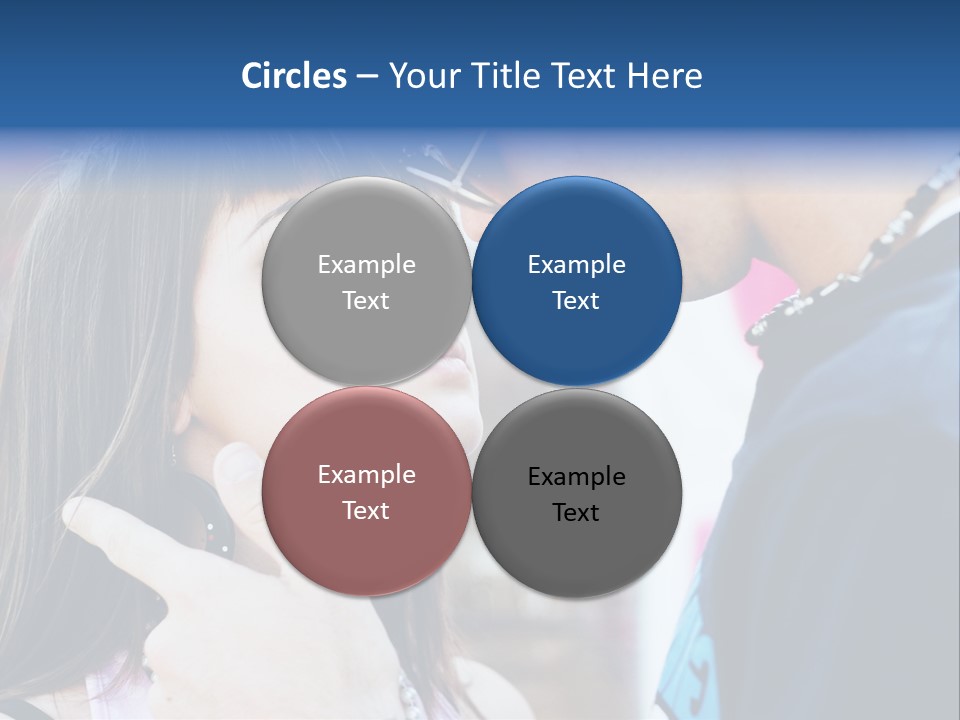 A Man And A Woman Standing Next To Each Other PowerPoint Template