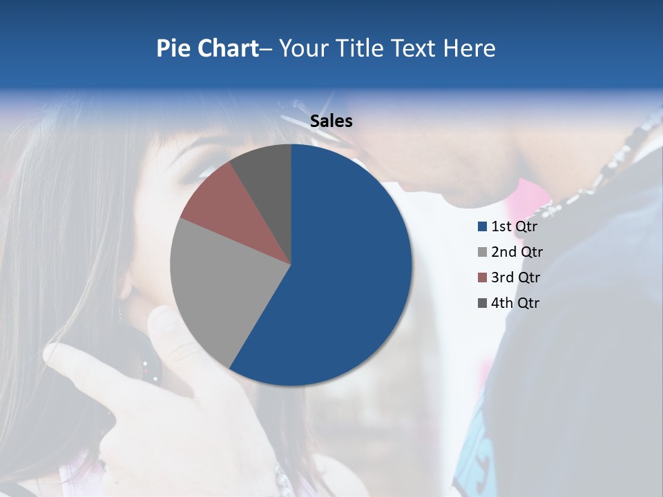 A Man And A Woman Standing Next To Each Other PowerPoint Template