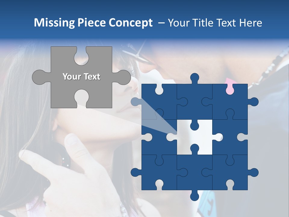 A Man And A Woman Standing Next To Each Other PowerPoint Template