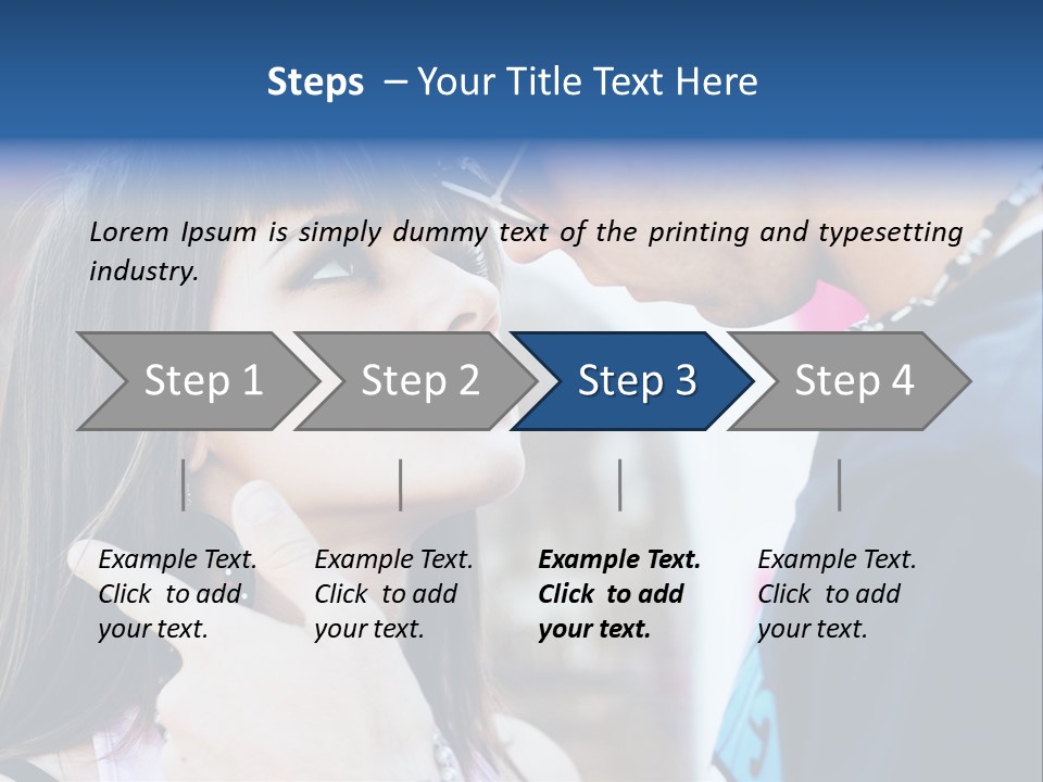 A Man And A Woman Standing Next To Each Other PowerPoint Template