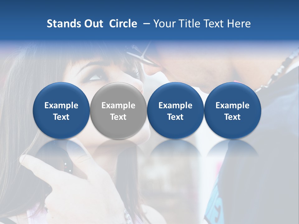 A Man And A Woman Standing Next To Each Other PowerPoint Template