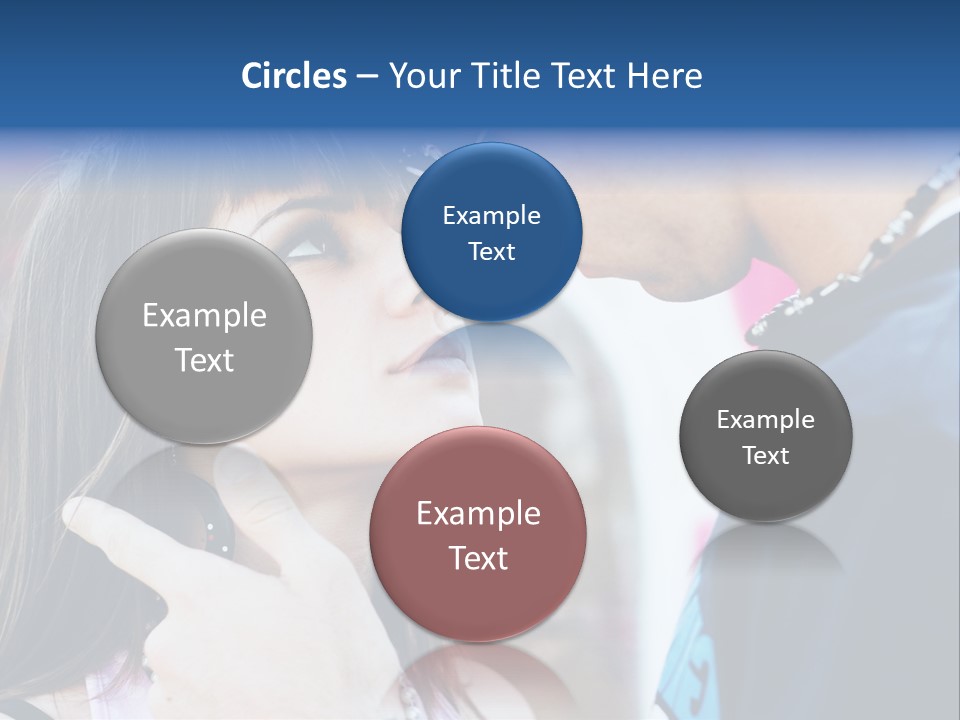 A Man And A Woman Standing Next To Each Other PowerPoint Template