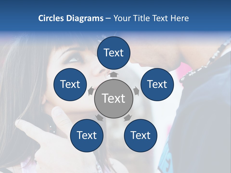 A Man And A Woman Standing Next To Each Other PowerPoint Template