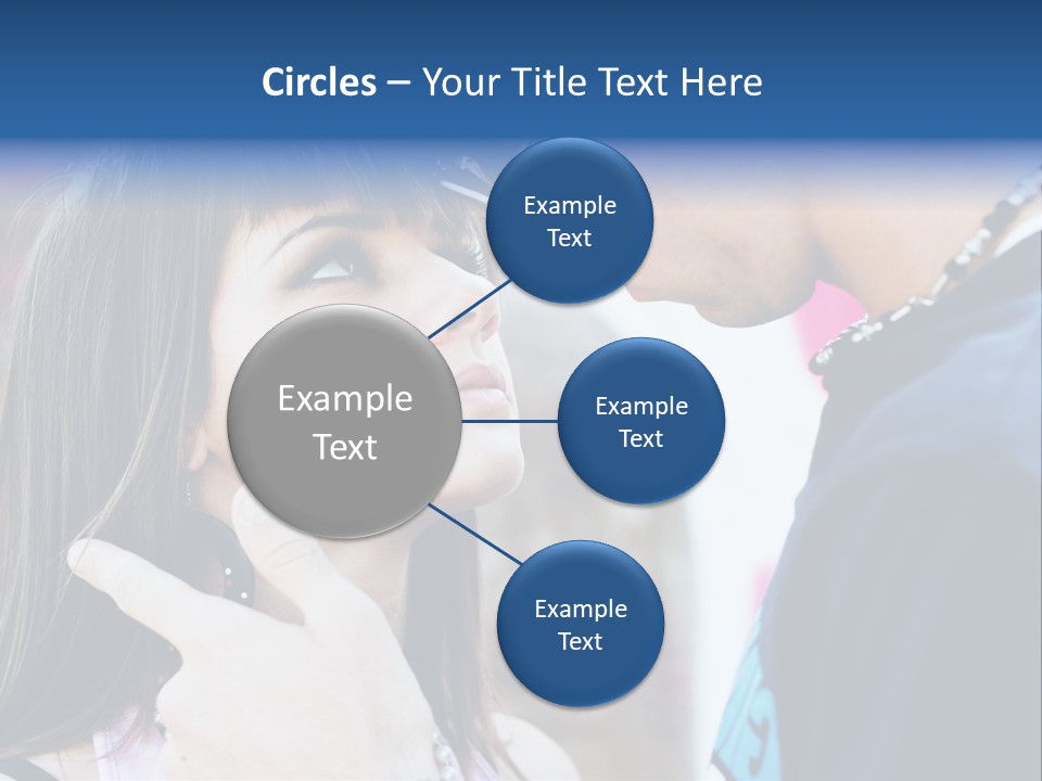 A Man And A Woman Standing Next To Each Other PowerPoint Template