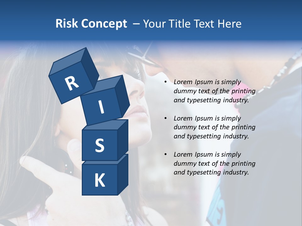 A Man And A Woman Standing Next To Each Other PowerPoint Template