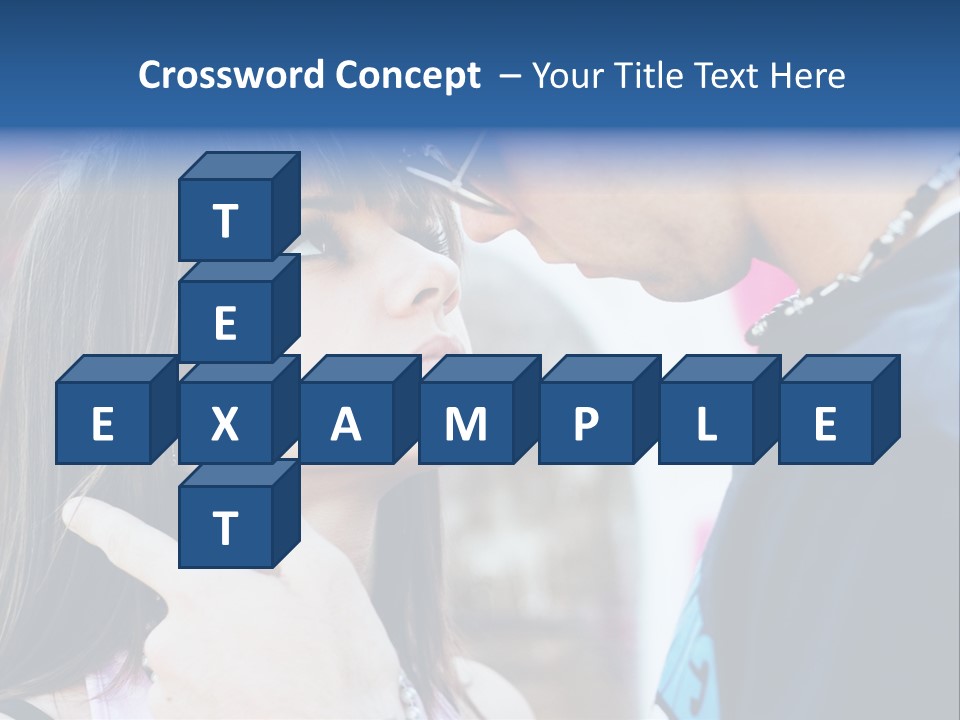 A Man And A Woman Standing Next To Each Other PowerPoint Template
